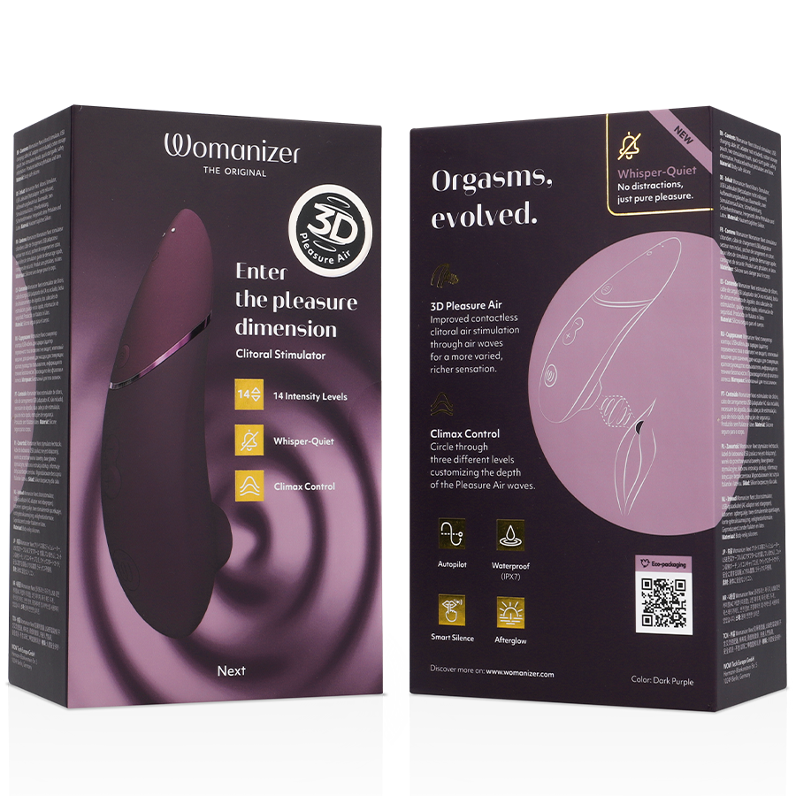 WOMANIZER - NEXT CLITORAL STIMULATOR DARK PURPLE