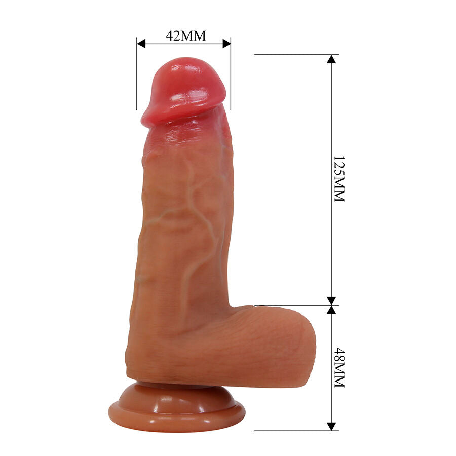 PRETTY LOVE - DILDO RÉALISTE CURTIS AVEC VENTOUSE 17,3 CM -Ø- 4,2 CM