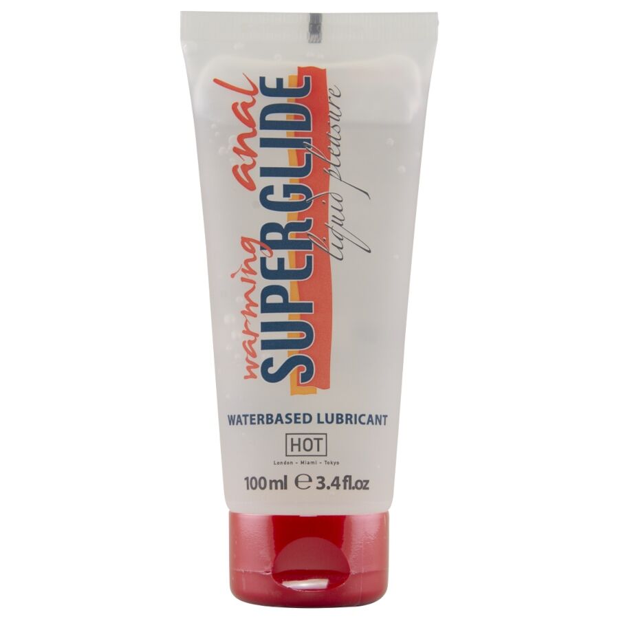 HOT - ANAL SUPERGLIDE WÄRMENDES GLEITMITTEL AUF WASSERBASIS 100 ML