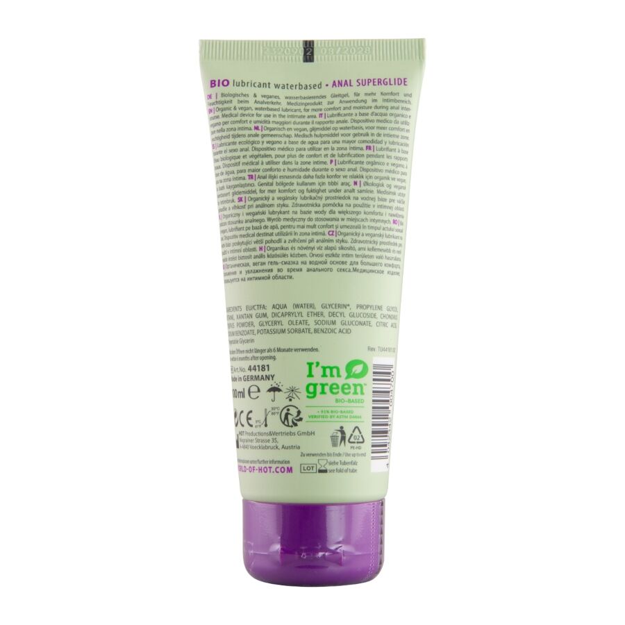 HOT - BIO LUBRICANT WATER-BASED ANAL 100 ML