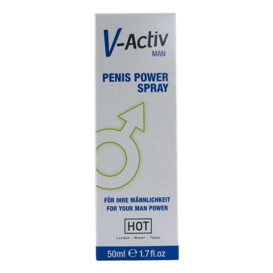 CHAUD - SPRAY V-ACTIV POUVOIR PÉNIS POUR HOMMES 50 ML