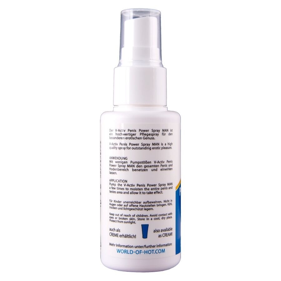 CHAUD - SPRAY V-ACTIV POUVOIR PÉNIS POUR HOMMES 50 ML
