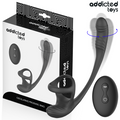 ADDICTED TOYS - ANLPLUG MIT VIBRATION UND 360º WELLE UND HODENSTIMULATOR