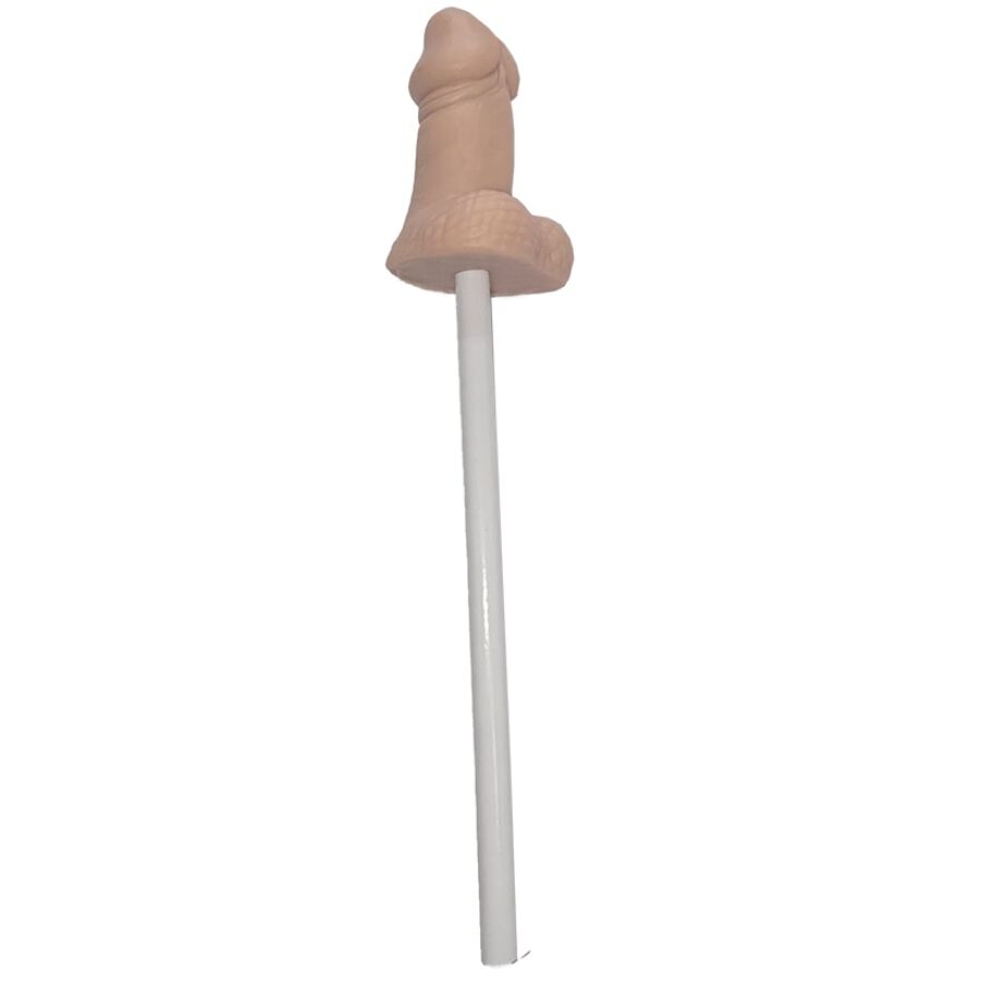 DIABLO PICANTE - CRAYON DOUX EN FORME DE PÉNIS TEINT CLAIR