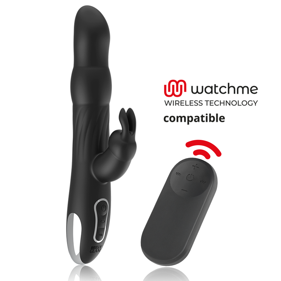 BRILLY GLAM - VIBREUR ET ROTATEUR LAPIN MOEBIUS + TÉLÉCOMMANDE WATCHME