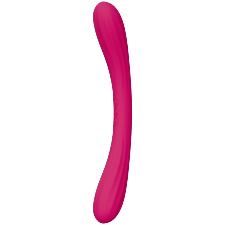 LELO - BOOMERANG DOUBLE ENDED VIBRATOR CHERRY