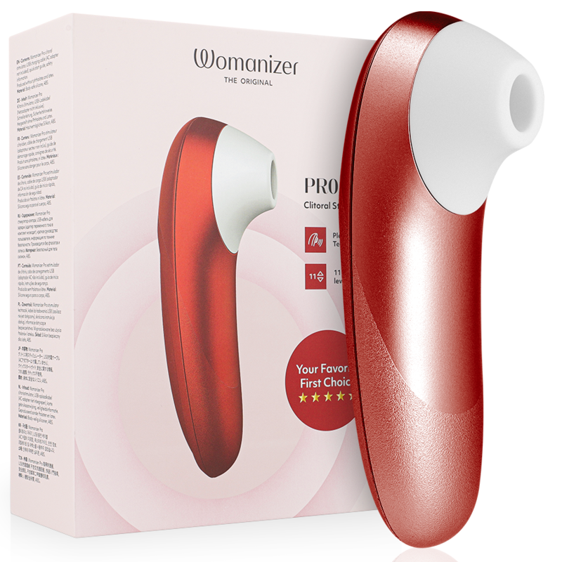 WOMANIZER - STIMULATEUR CLITORIDIEN PRO VIBRANT BOURGOGNE