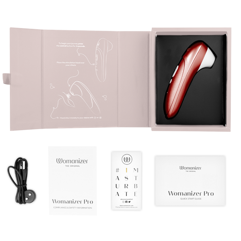 WOMANIZER - STIMULATEUR CLITORIDIEN PRO VIBRANT BOURGOGNE