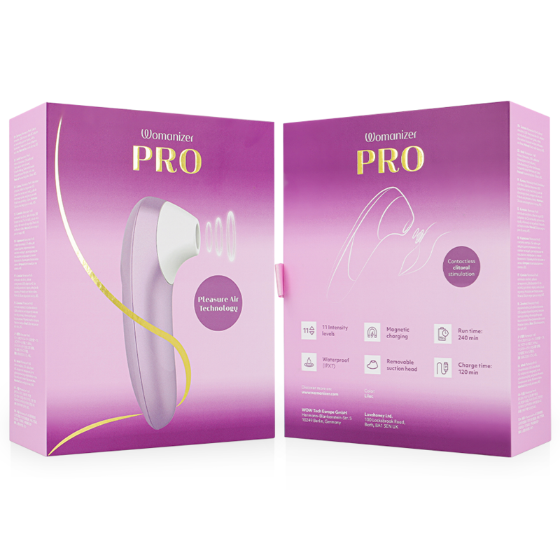 WOMANIZER - STIMULATEUR CLITORIDIEN VIBRANT PRO LILAS