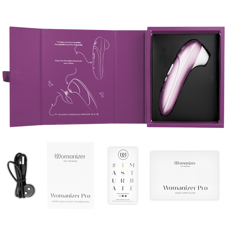 WOMANIZER - STIMULATEUR CLITORIDIEN VIBRANT PRO LILAS