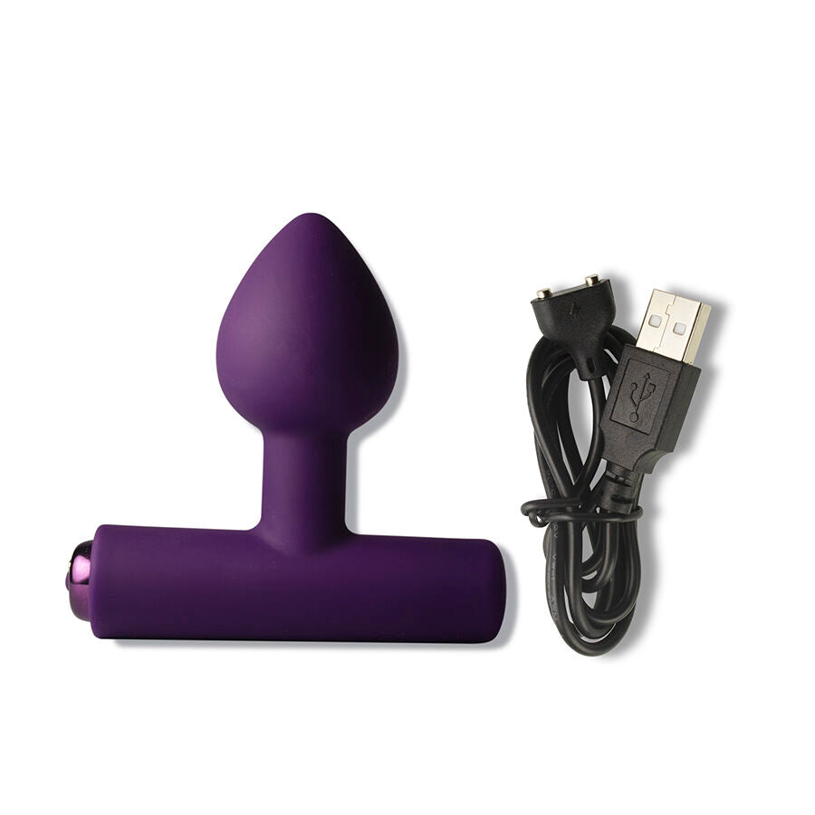 ROCKS-OFF - NOVA ASTRYX RECHARGEABLE PREMIUM & POWERFUL ANAL PLUG 16 FUNCTION PURPLE
