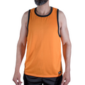 MACHO - T-SHIRT DE SPORT ORANGE CMV005 S/M