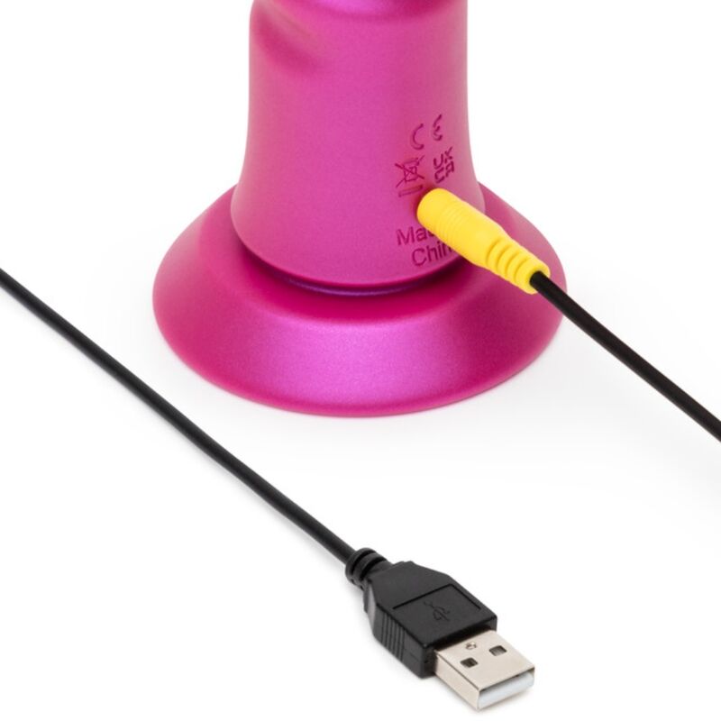 ROMP - VIBREUR À MOUVEMENT DE VA-ET-VIENT AVEC VENTOUSE ROSE