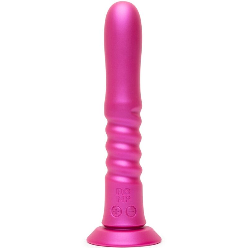 ROMP - VIBREUR À MOUVEMENT DE VA-ET-VIENT AVEC VENTOUSE ROSE
