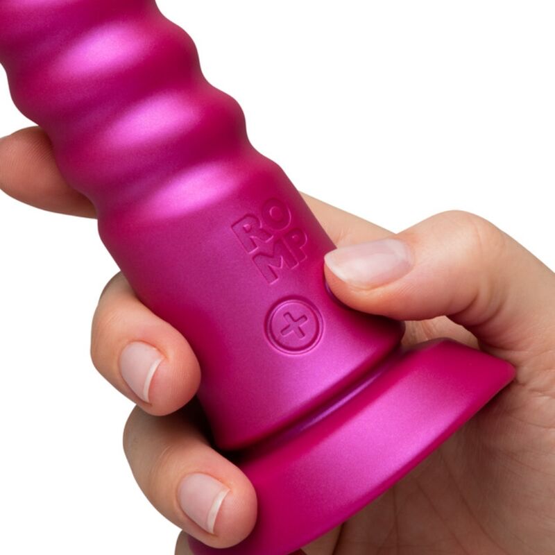 ROMP - VIBREUR À MOUVEMENT DE VA-ET-VIENT AVEC VENTOUSE ROSE