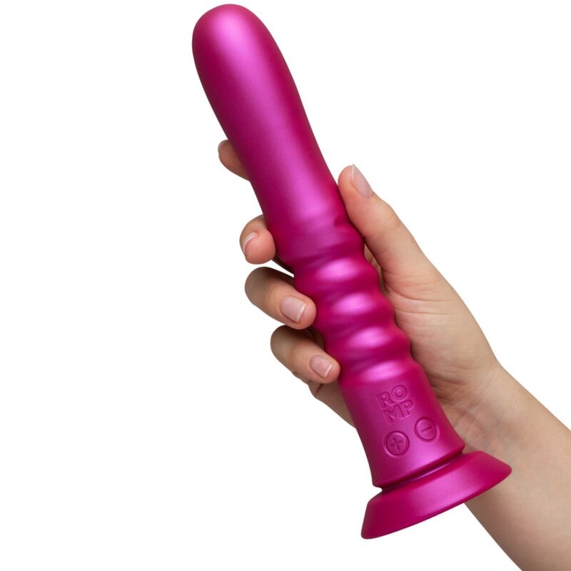ROMP - VIBREUR À MOUVEMENT DE VA-ET-VIENT AVEC VENTOUSE ROSE