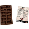 DIABLO PICANTE - CHOCOLATE MOLD WITH 12 SILICONE PENISES FOR HANGING RED