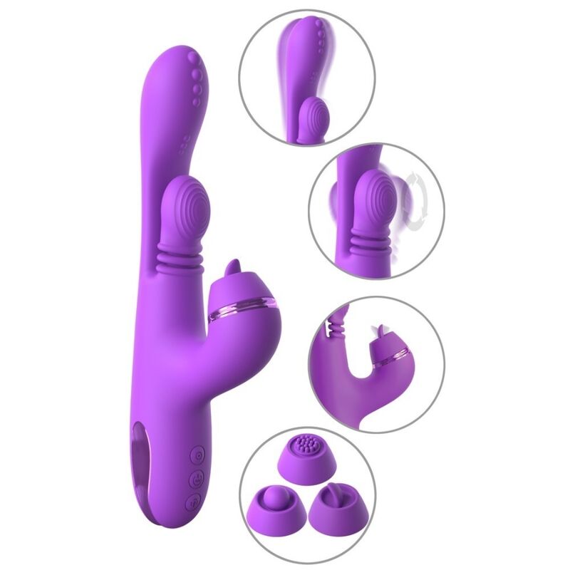 FANTASY FOR HER - VIBREUR LAPIN PULSANT INTIMOTION PULSE PRO VIOLET