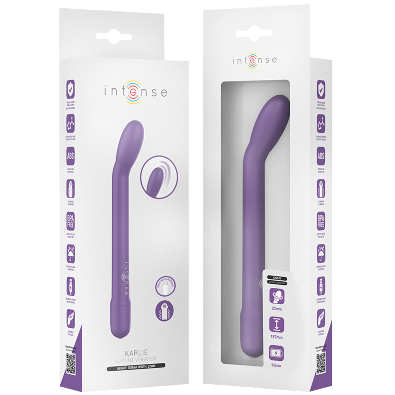 INTENSE - STIMULATEUR POINT G RECHARGEABLE KARLIE VIOLET
