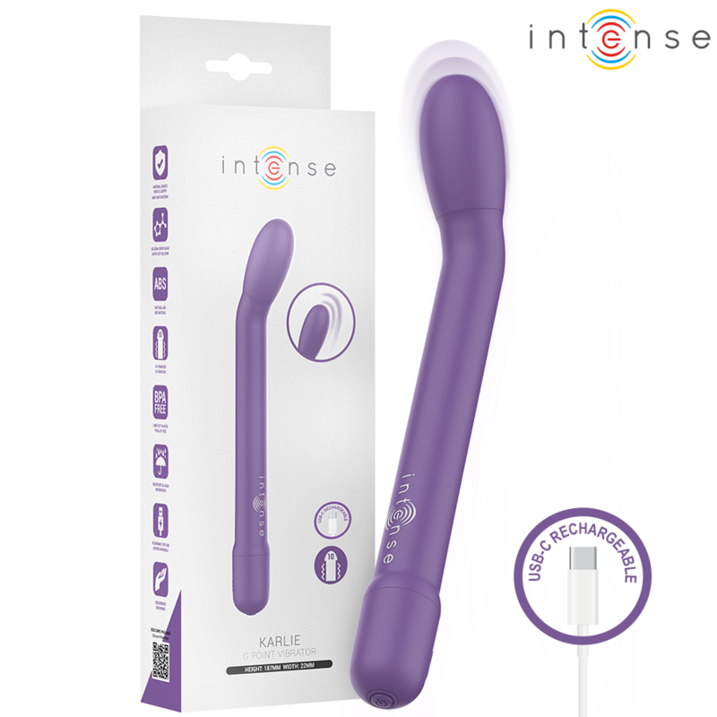 INTENSE - STIMULATEUR POINT G RECHARGEABLE KARLIE VIOLET