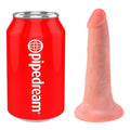 KING COCK - DILDO WITH BALLS 14 CM FLESH