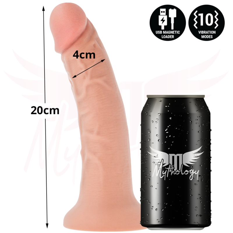 MYTHOLOGY - ASHER ORIGINAL DILDO M - VIBRATOR COMPATIBLE WITH WATCHME WIRELESS TECHNOLOGY