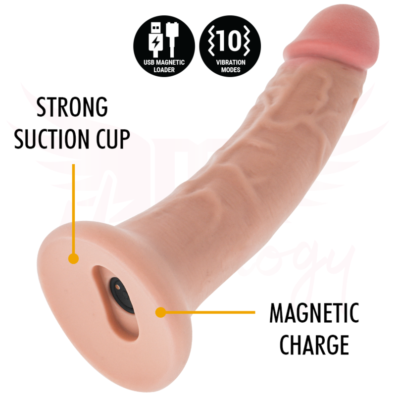 MYTHOLOGY - ASHER ORIGINAL DILDO S - VIBRATOR COMPATIBLE WITH WATCHME WIRELESS TECHNOLOGY