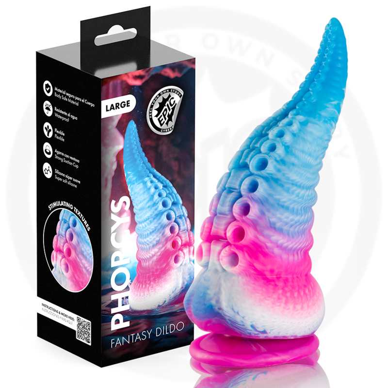 EPIC - DILDO PIEUVRE BLEUE PHORCYS GRANDE TAILLE
