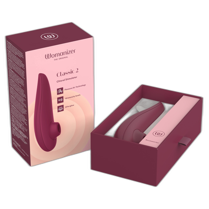 WOMANIZER - STIMULATEUR CLITORIDIEN CLASSIC 2 BORDEAUX