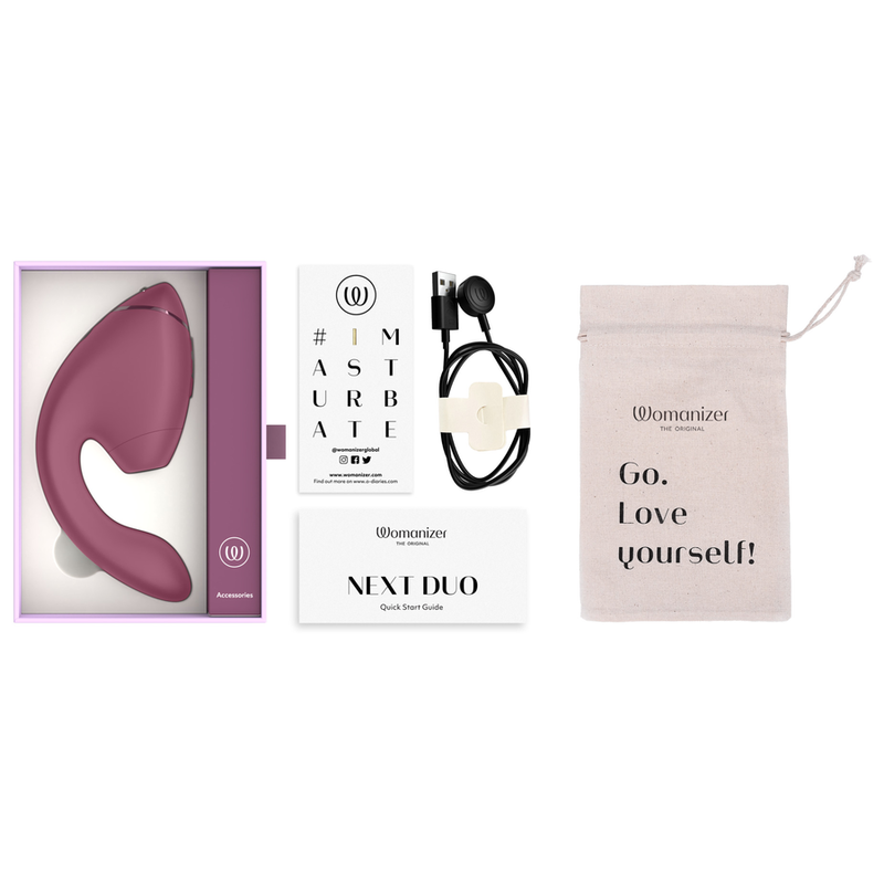 WOMANIZER - DUO NEXT DUAL CLITORAL & G-SPOT STIMULATOR DUSKY PINK