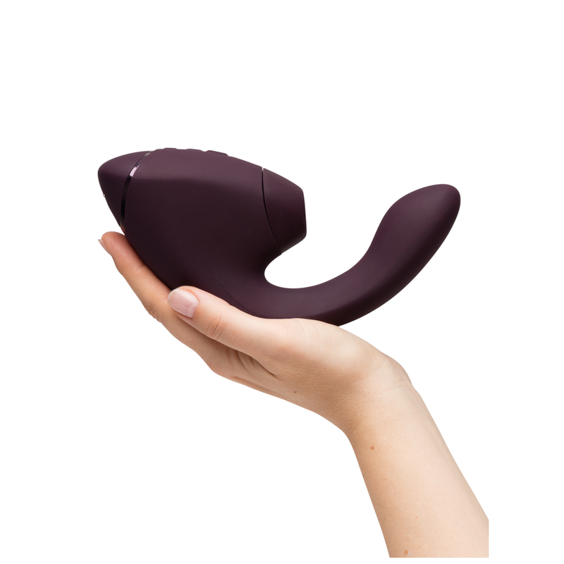 WOMANIZER - DUO NEXT DUAL CLITORAL & G-SPOT STIMULATOR DARK PURPLE