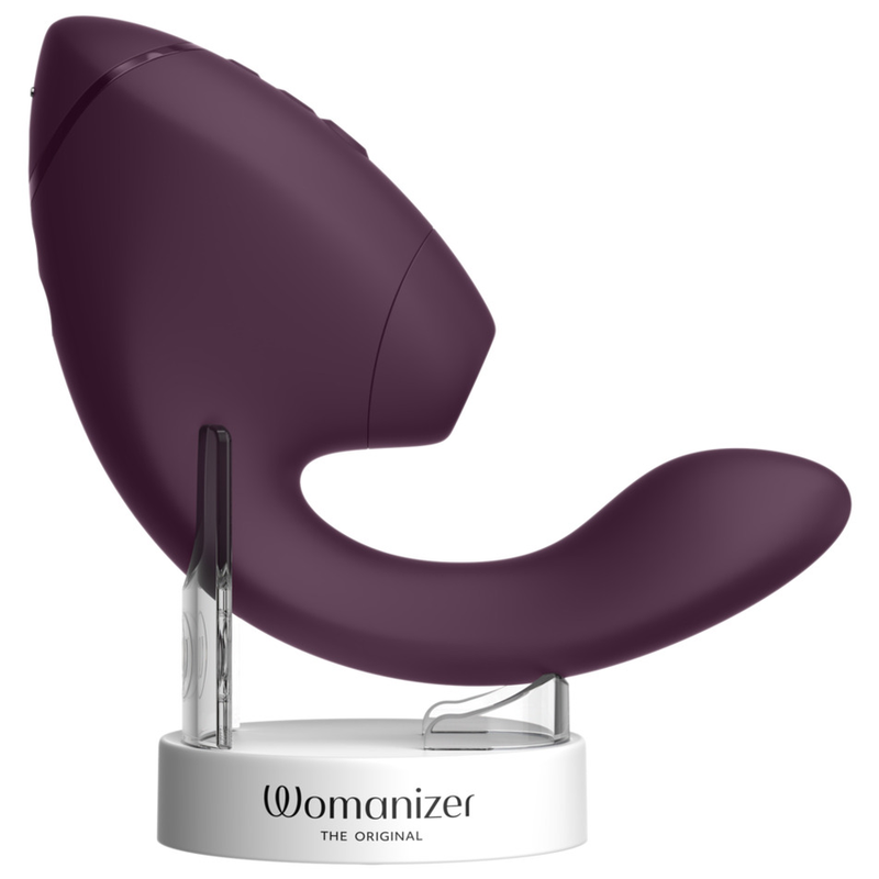 WOMANIZER - DUO NEXT DUAL CLITORAL & G-SPOT STIMULATOR DARK PURPLE