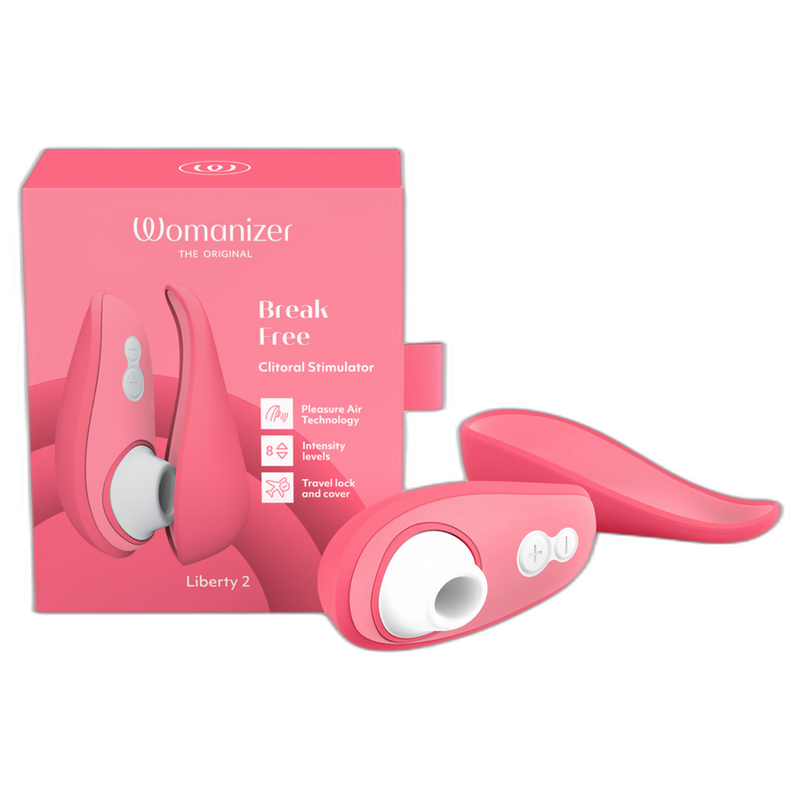 Womanizer Liberty 2 stimolatore clitorideo ad aria rosa