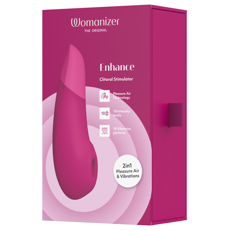 WOMANIZER - ENHANCE CLITORIAL STIMULATOR VIBRANT PINK