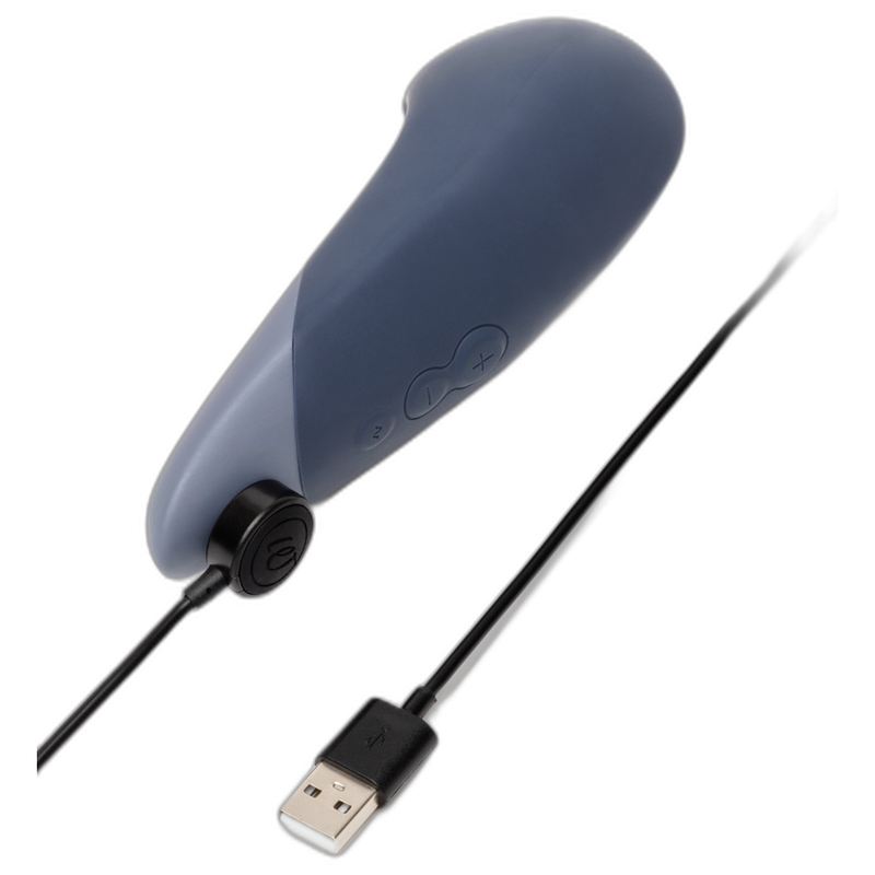 WOMANIZER - VIBE LAY-ON SILENT VIBRATOR DARK BLUE
