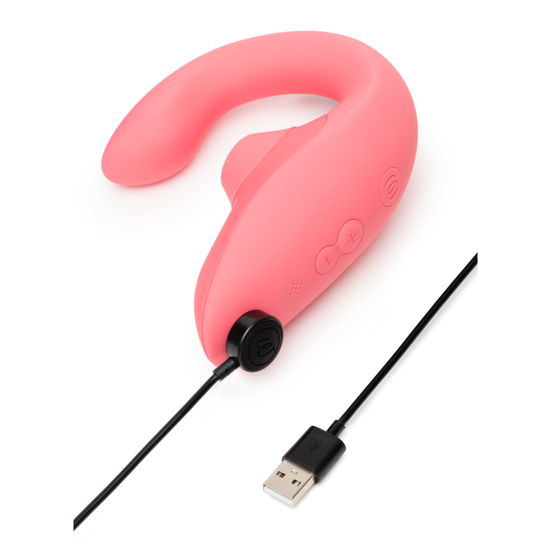 WOMANIZER - BLEND RABBIT VIBRATOR STIMULATOR VIBRANT ROSE