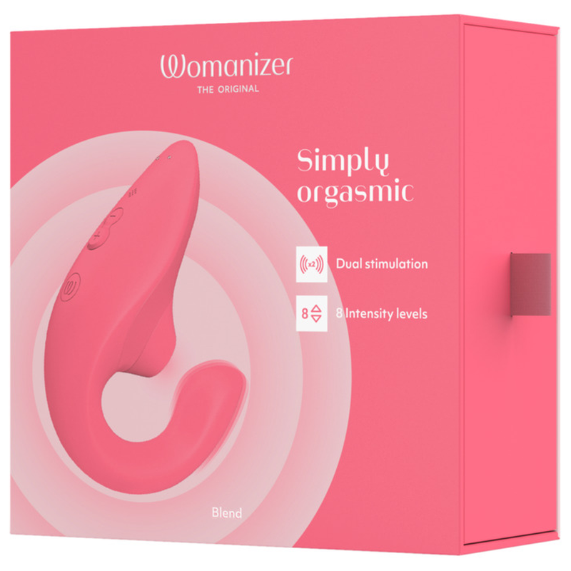 WOMANIZER - BLEND RABBIT VIBRATOR STIMULATOR VIBRANT ROSE