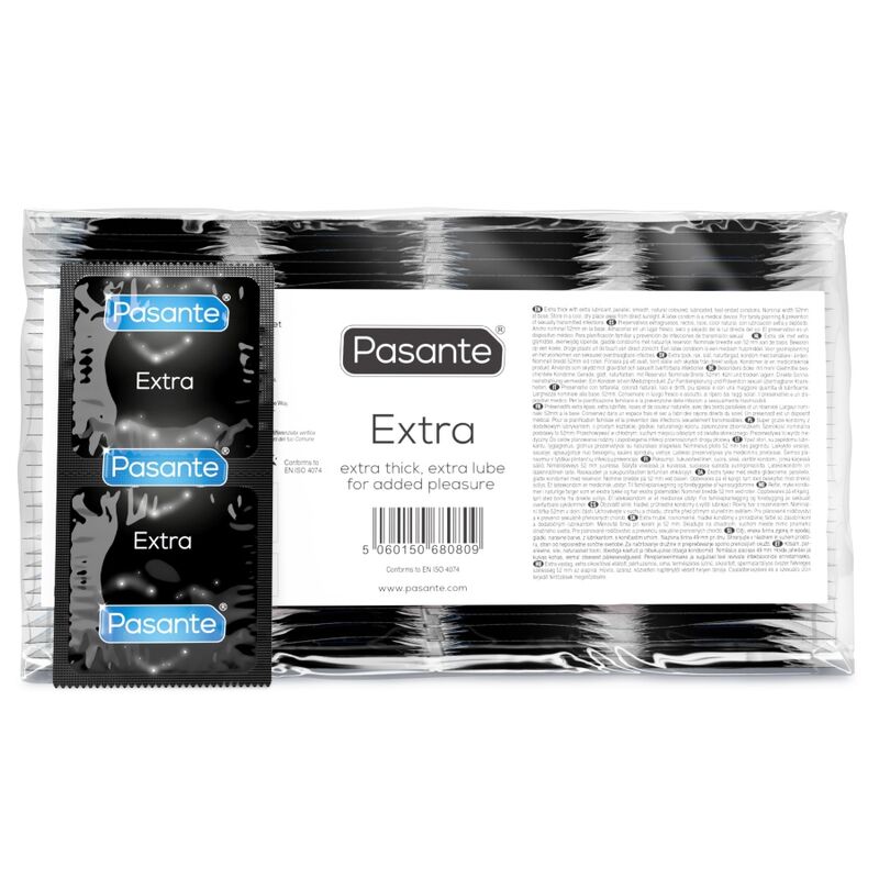 PASANTE - CONDOMS EXTRA 144 UNITS