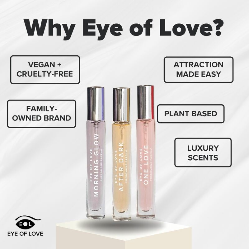 EYE OF LOVE - EOL PHR PARFUM 10 ML SET/3 - MORNING GLOW, ONE LOVE, AFTER DARK
