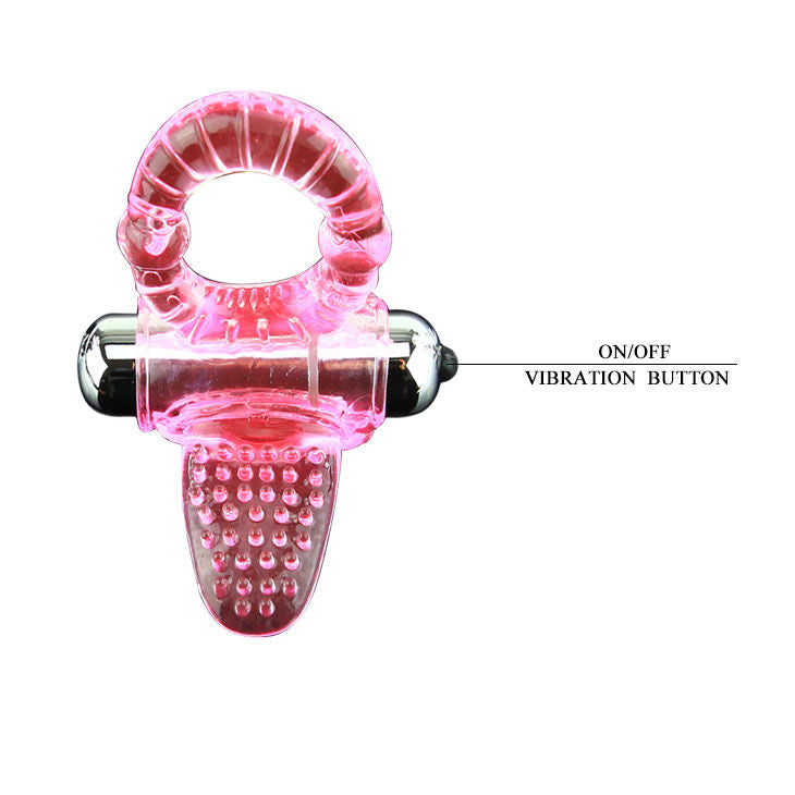 BAILE - SWEET ABS 10 RHYTHMS PINK VIBRATOR COCK RING