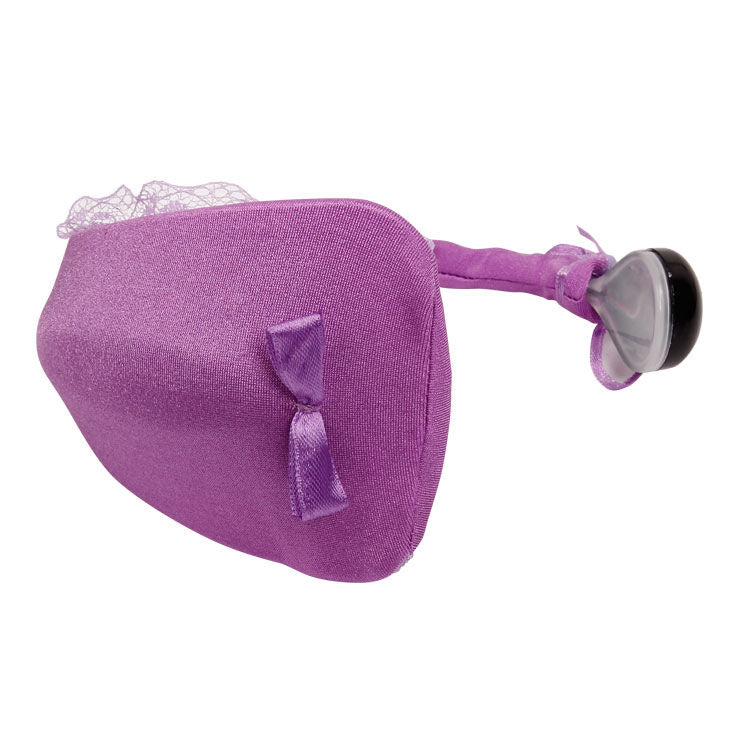 BAILE - THONG WITH VIBRATOR AND LILAC REMOTE CONTROL