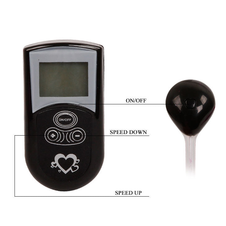 BAILE - THONG WITH VIBRATOR AND LILAC REMOTE CONTROL