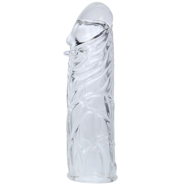 BAILE - HOUSSE DE PÉNIS EN SILICONE TRANSPARENT 13 CM
