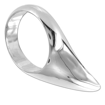 MÉTAL DUR - PENDENTIF GOUTTE 45MM