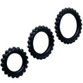 BAILE - TITAN RINGSET 3-TLG. HODENRING SCHWARZ 2,8 + 2,4 + 1,9 CM