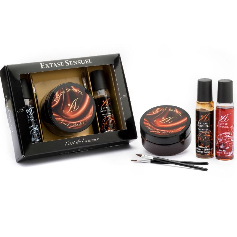 SENSUAL ECSTASY - APHRODISIAC CHOCOLATE CHEST KIT