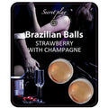 SECRETPLAY - COFFRET BOULES BRÉSILIENNES FRAISE ET CHAMPAGNE
