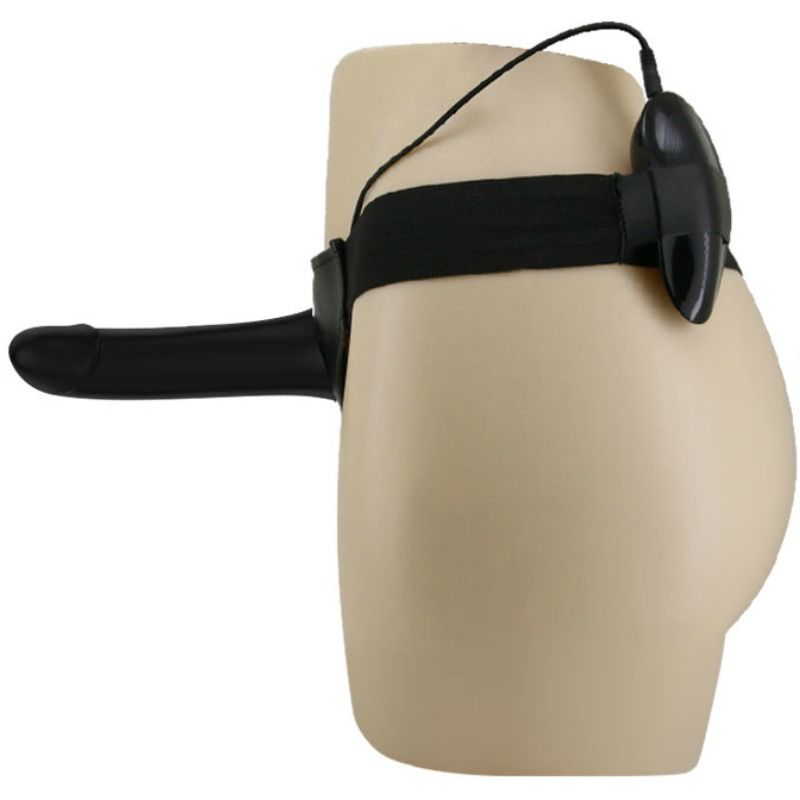 PRETTY LOVE - VITO STRAP-ON WITH HOLLOW DILDO AND VIBRATION 17.3 CM