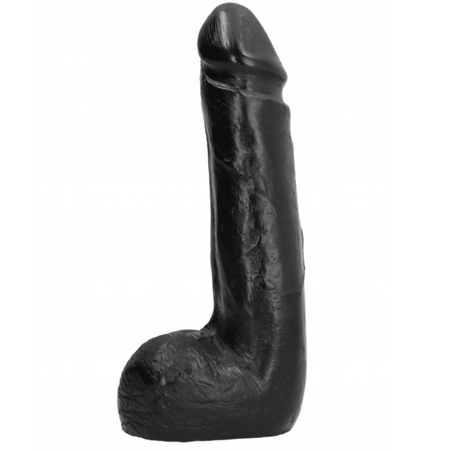 TOUT NOIR - GODEMICHET RÉALISTE NOIR DOUX 20 CM