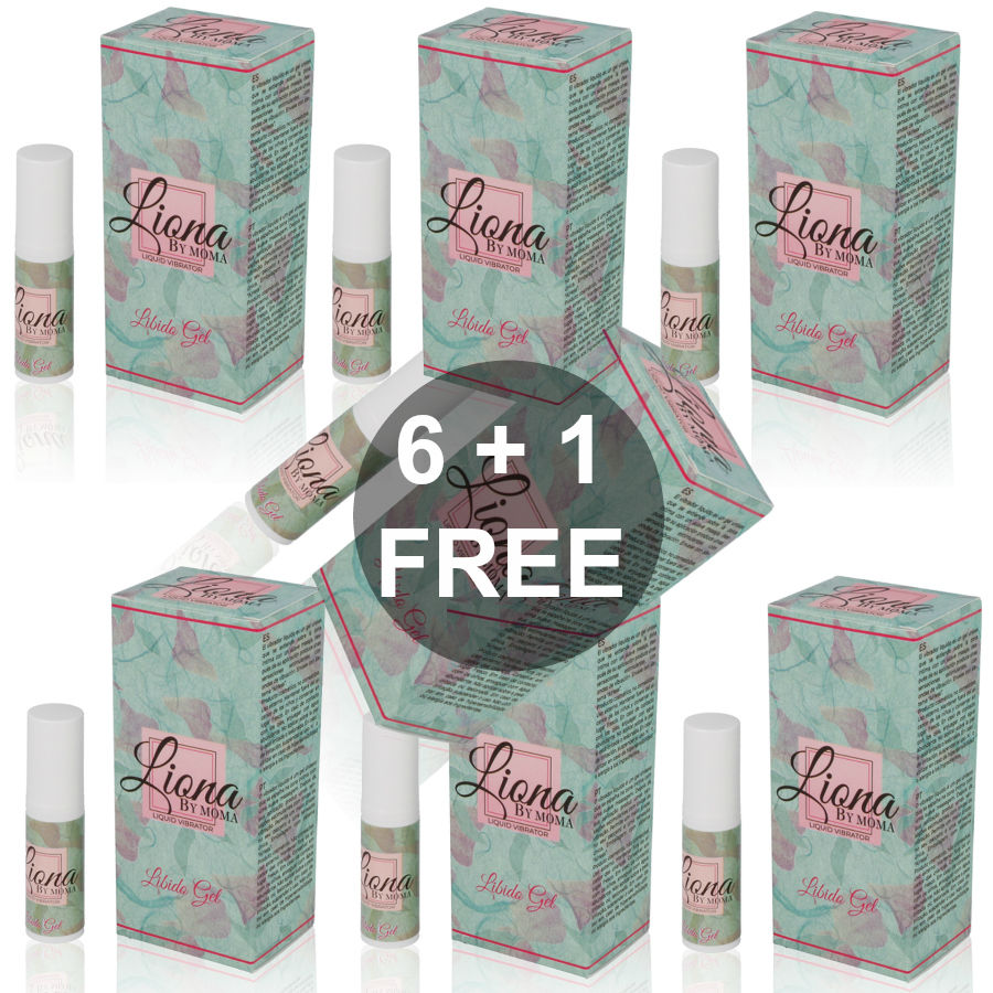 LIONA BY MOMA VIBREUR LIQUIDE LIBIDGEL 6 + 1 GRATUIT